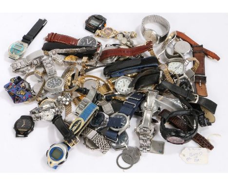 Gentlemen's and ladies wristwatches, to include Citizen, Timex, Fortis, Accurist, Lorus, Casio, Rotary etc. (qty)