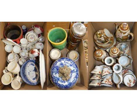 A Japanese Kutani Tashiro eggshell tea service, together with part Japanese tea service, a substantial lidded bowl with appli