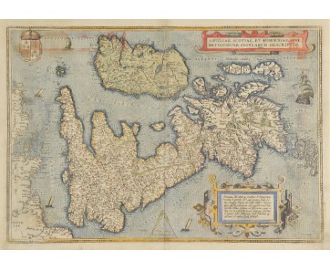 British Isles. Ortelius (Abraham), Angliae, Scotiae et Hiberniae, sive Britannicar Insularum Descriptio, [1584], engraved map