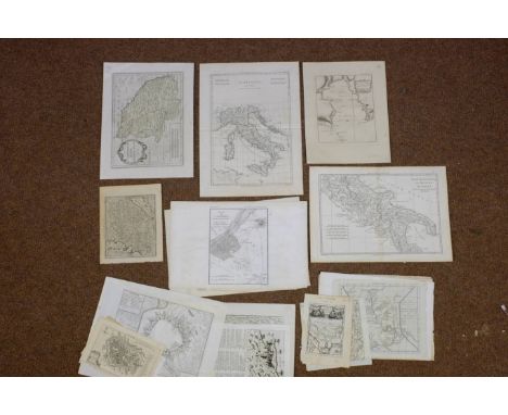 Europe. A mixed collection of approximately ninety maps, mostly 18th & 19th century, engraved country and regional maps of Eu