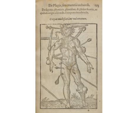 Tagault (Jean). De Chirurgica Institutione libri quinque, his accessit sextus liber de materia chirurgica, authore Jacobo Hol