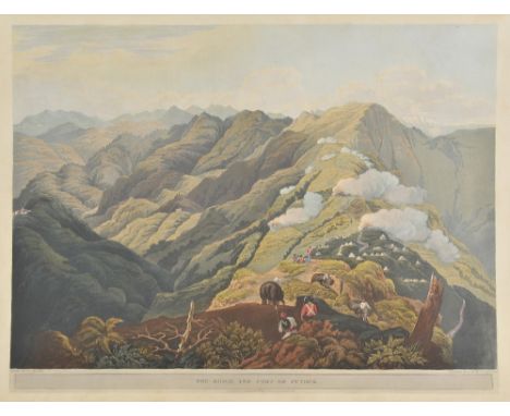 Fraser (James Baillie). Views in the Himala Mountains, Rodwell &amp; Martin, 1820, hand-coloured aquatint title and 20 fine h