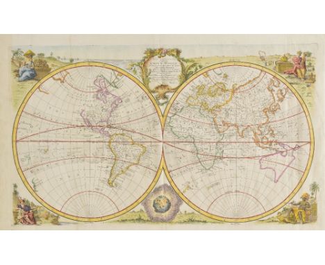 World ( ). Bowen (Emanuel), A New and Accurate Map of the Known World, drawn from the latest and most authentic surveys..., c