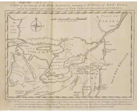 Colden (Cadwallader). The History of the Five Indian Nations of Canada, which are the Barrier between the English and French 