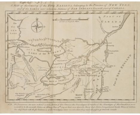 Colden (Cadwallader). The History of the Five Indian Nations of Canada, which are the Barrier between the English and French 