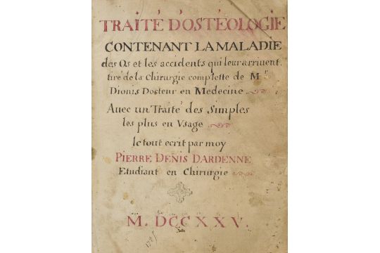 Dardenne Pierre Denis Traite Dosteologie Contenant La - 