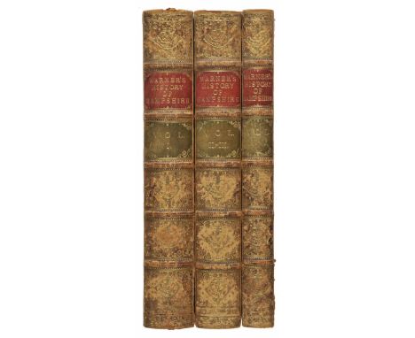 Warner (Richard). Collections for the History of Hampshire, and the Bishopric of Winchester: Including the Isle of Wight, Jer