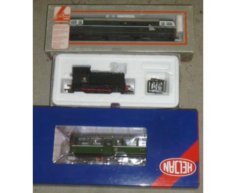 Helvan B.R. rail bus, Bachmann B.R. Class 04 Shunter, and Lima B.R. Class 20 diesel, all items boxed, G-E  (3) (Est. plus 18%
