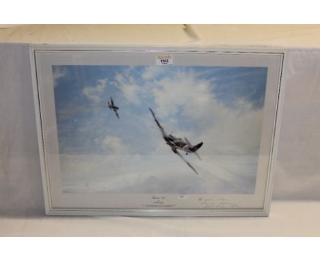 Robert Taylor, colour print "Ramrod 792", 31 x 47 cm, signed in pencil to the margin, "!All Good Wishes Johnnie Johnston, 23r