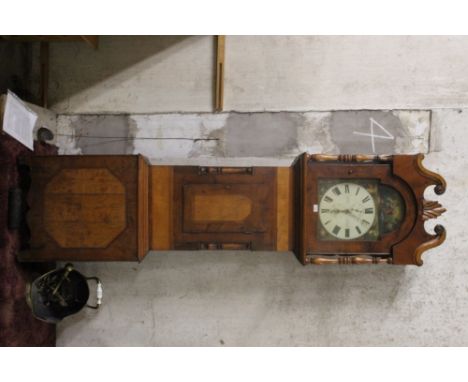 A 19th century oak and mahogany 30 hour longcase clock by L. Dedlow of Penrith.  223 cm.  CONDITION REPORT: Wear, fading, ven