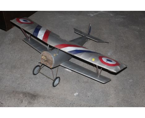 A kit built model remote controlled aeroplane fuselage.  CONDITION REPORT: The fuselage appears to be complete, however it is