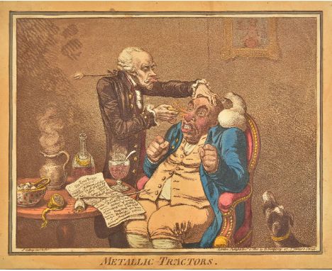 Gillray (James, 1756-1815). A collection of twenty caricatures, circa 1810, twenty caricatures, all with contemporary hand co