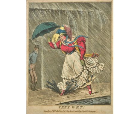 *Caricatures. A mixed collection of twenty-three caricatures, 19th century, etched and engraved cartoons and caricatures, man