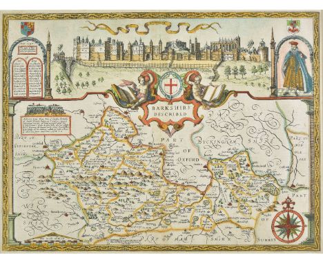 *Berkshire. Speed (John), Barkshire described, 1st edition, published John Sudbury & George Humble, [1611], hand coloured eng