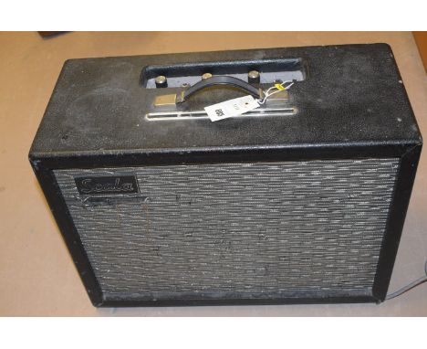 Scala amplifier in black case.