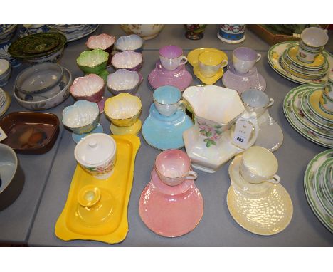 Maling ware, to include: TV cups and saucers; a jug; grapefruit dishes; and other items.