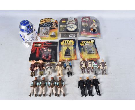 A QUANTITY OF BOXED AND UNBOXED STAR WARS COLLECTIBLES, to included three 1983 LFL Luke Skywalker (Jedi Knight Outfit) figure