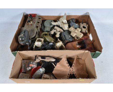 A QUANTITY OF UNBOXED AND ASSORTED VINTAGE KENNER STAR WARS VEHICLES, all in play worn condition, some with damage and wear a
