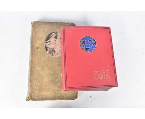 POSTCARDS, Two Albums containing approximately 650* early 20th century (Edwardian - 1920's with exceptions) Greetings Postcar