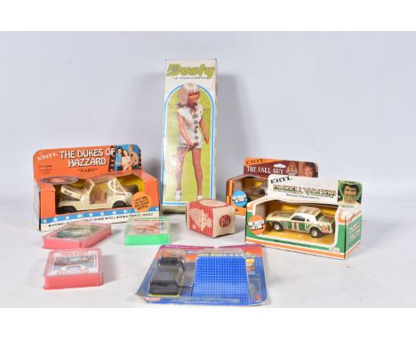 A BOXED ERTL DIECAST THE DUKES OF HAZZARD 'DAISY' JEEP, No.1798, 1/25 scale, Ertl diecast The Fall Guy Motorized Pullback Pic