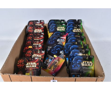 A COLLECTION OF STAR WARS BLISTER PACKS, twenty-five in total, to include Kenner 'The Power of the Force' models collection 1