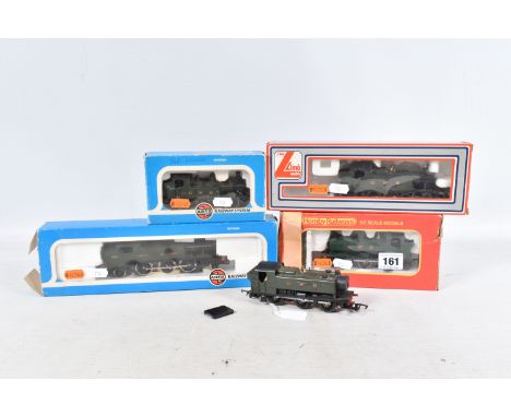 FIVE BOXED OO GAUGE G.W.R. TANK LOCOMOTIVES, Hornby class 57xx No.8751 (R041), Lima class 45xx Small Prairie No.4589 (l205111
