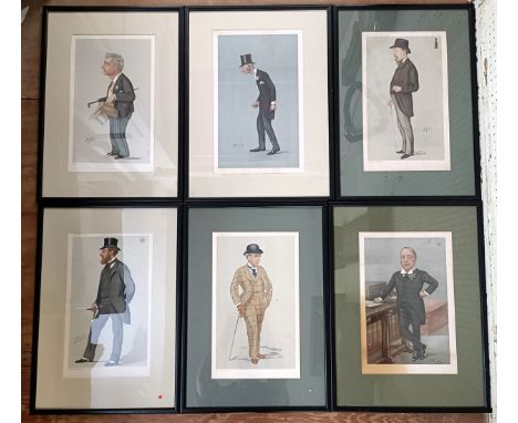 Fourteen Spy prints, Lay Episcopacy, Rock, Sheep, Racing and Sporting, Badminton, Isandula, Clapham, Mister Arthur Cecil, Sir