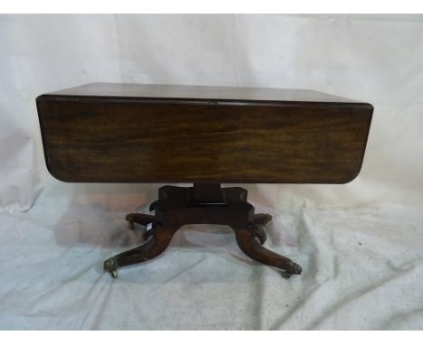 A Regency mahogany sofa table