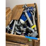 Wood Box of Scrape Metal & Cox Reels Hose Reels Rigging Price: $50