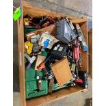 Wood Box of Aro Air Power Tools & Misc. Calibration Equipment Rigging Price: $50