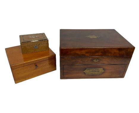 Early 20th century campaign Homeopathy apothecary box, the interior bearing gilt stamp detailed R. Floyd, Homeopathic Chemist