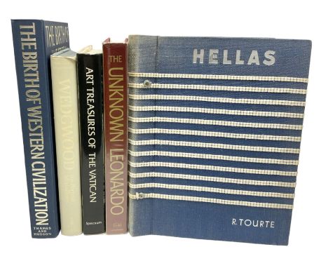 Collection of reference books, to include R. Tourte Hellas, Wedgwood the portrait Medallions, Art Treasures of the Vatican et