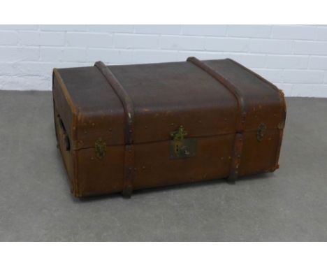 Vintage cabin trunk,  71 x 33 x 51cm. 