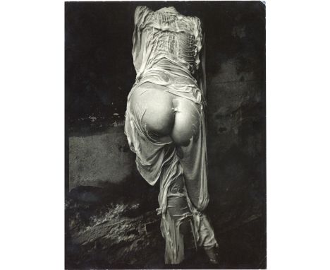 JAN SAUDEK, (b.1935) Pavla Poses for the First and Last Time, 1987gelatin silver print, 18cm x 24cm. Note: This image appears