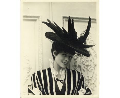 CECIL BEATON (1904-1980), Two Portrait Photographs,vintage gelatin silver prints, 1947 Paulette Goddard from the set of An Id