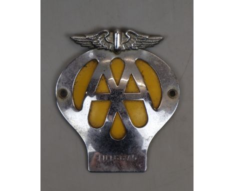 Vintage AA badge