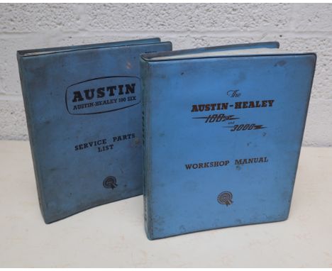Austin Healey workshop manual and parts catalogue 