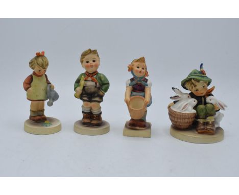 A collection of Hummel and Goebel child figures (4). In good condition with no obvious damage or restoration. 