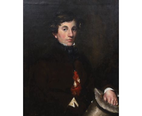 19th century Scottish School, oil on canvas, portrait of a Henry Black Stewart of Balnakeilly (1809-1881), aged 21, Commissio