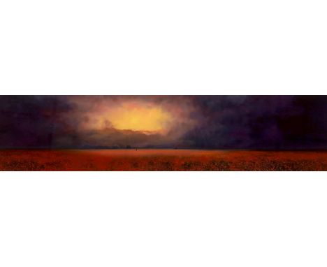 Lawrence Coulson (b.1962), limited edition giclée print, 'Vivid Darkness', signed in pencil, 164/250, 22 x 90cm, with related