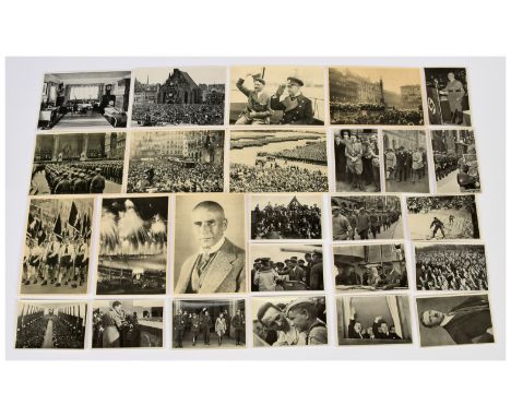 A Group of Early 1930s German Propaganda Photographs. Approx. 26 in total, two sizes measuring 17x12cm &amp; 12x8cm. Titled "