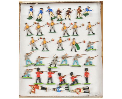 Britains, Swoppets, Britains Deetail &amp; Others - A Group of Figures. Including: 'American War of Independence'; 'Zoo Keepe