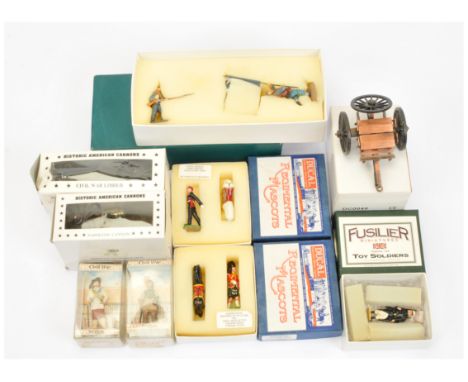 Frontline Figures, Ducal, Fusilier Miniatures &amp; Others - A Group of Boxed Sets. Comprising: Frontline A.C.C.2. 'American 