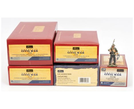 Britains 'American Civil War' Series - A Group of Boxed Sets. Comprising Set Nos: 00280 'Louisiana Tigers'; 17818; 17936; 310