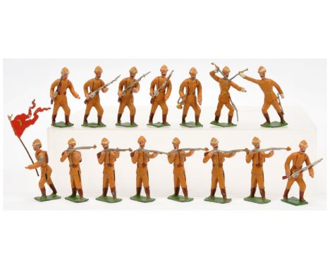 Heyde - RARE Turkish First World War Troops, in Various Poses. Approx. 48mm scale, circa 1900. Made by Georg Heyde &amp; Co.,