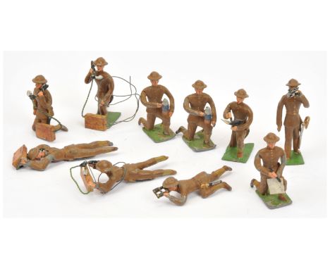 Heyde - British First World War Troops &amp; Empty Heyde Box. 43mm scale, circa 1900. Empty box is probably not for these fig