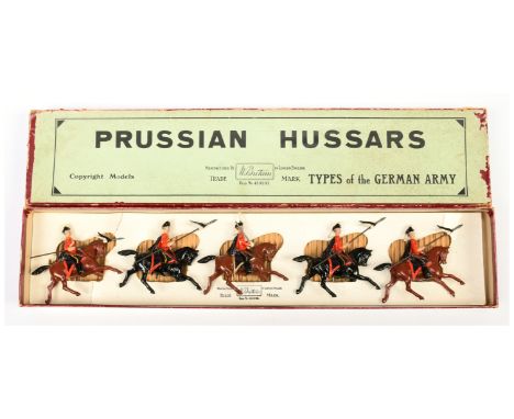 Britains - Set No. 153 'Prussian Hussars', Boxed. 1925 version. Conditions generally appear Good Plus overall, contained in a