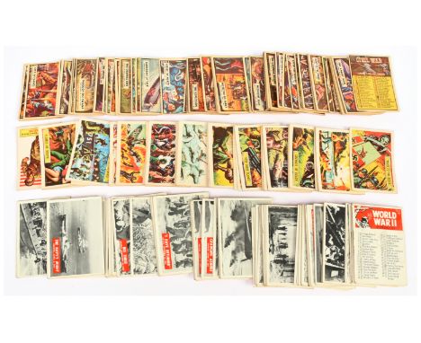 A Group of Vintage, Military-Related Collector Cards. Comprising: (American) 'Civil War News'; 'World War II War Bulletin' &a