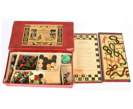 "The International Compendium of Games", Boxed. made by H.P.G. &amp; Sons Ltd, London (H.P. Gibson &amp; Sons). Circa late-19