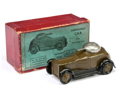 Britains - Set 1321 'Armoured Car', Boxed. Issued 1934-41. Condition generally appears Good Plus to Excellent overall, contai
